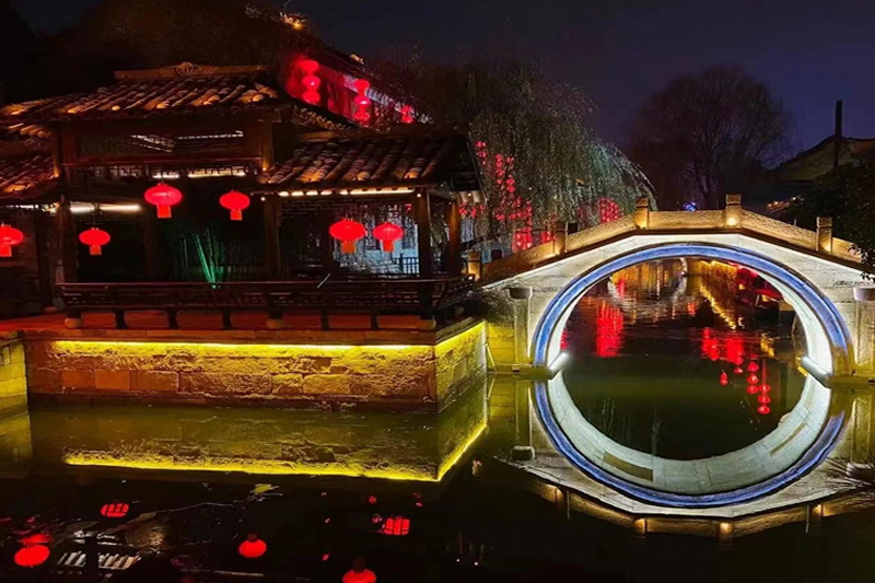 Ancient city lighting