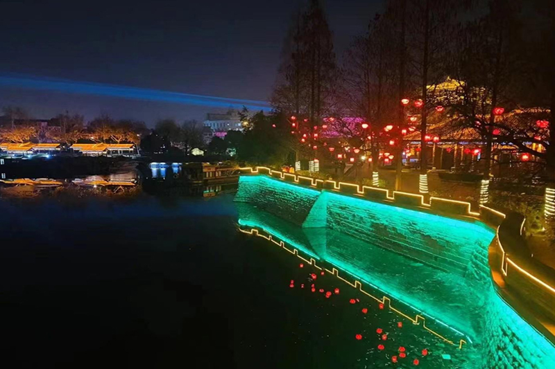 Ancient city lighting