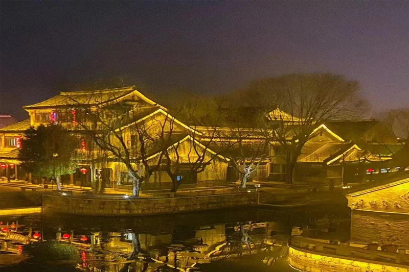 Ancient city lighting